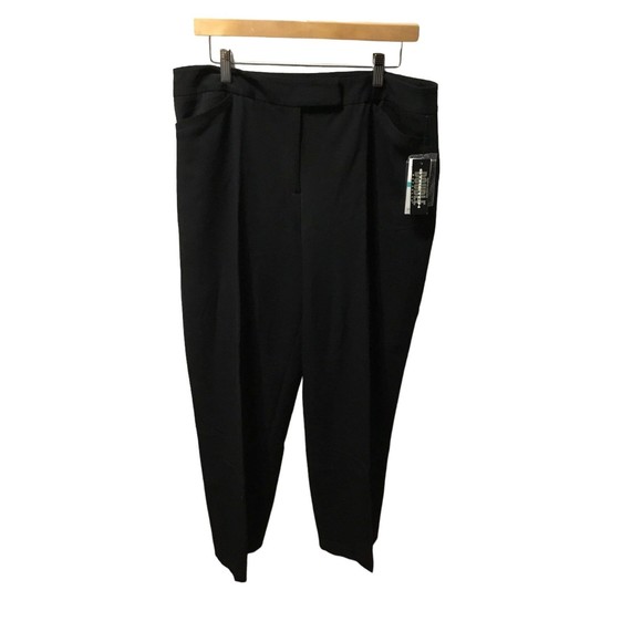 Rafaella Dress Pants Black Size 16 NWT - Picture 1 of 11